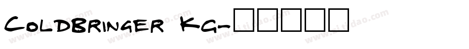 Coldbringer KG字体转换